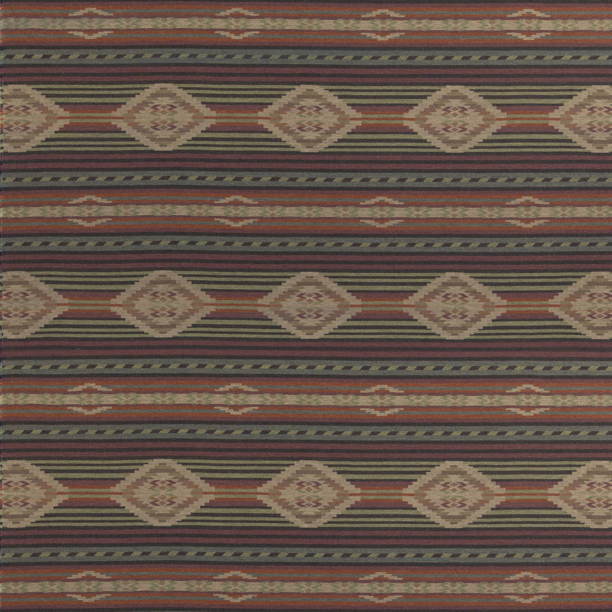 Mulberry HARLECH PLUM/GREEN Fabric