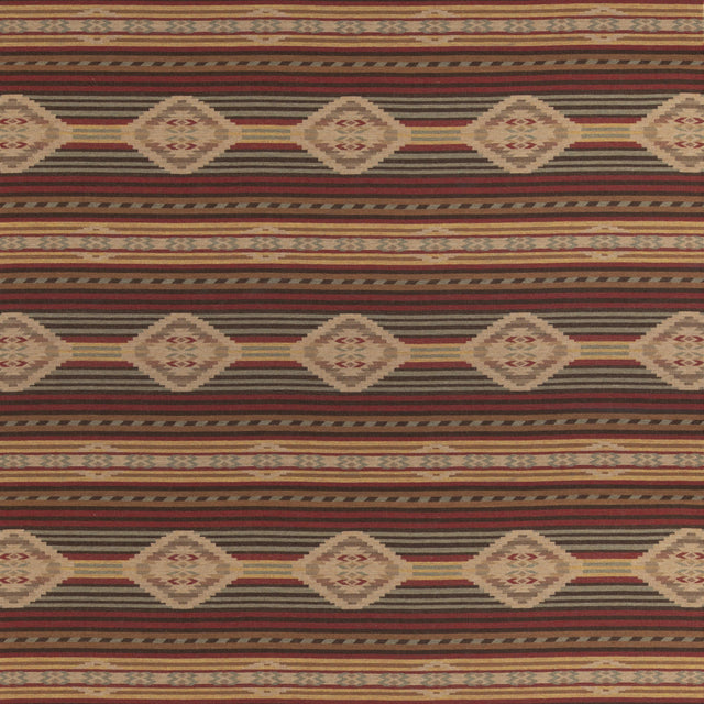 Mulberry HARLECH RED/LOVAT/SAND Fabric