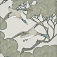 Mulberry FLYING DUCKS SILVER/TAUPE Wallpaper