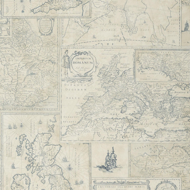 Mulberry BOHEMIAN TRAVELS INDIGO Wallpaper