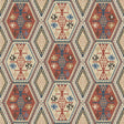 Mulberry BUCKLAND RED/BLUE Wallpaper