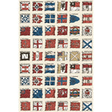 Mulberry NAVAL ENSIGNS RED/BLUE Wallpaper