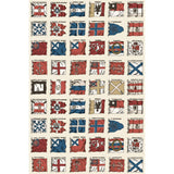Mulberry NAVAL ENSIGNS RED/BLUE Wallpaper