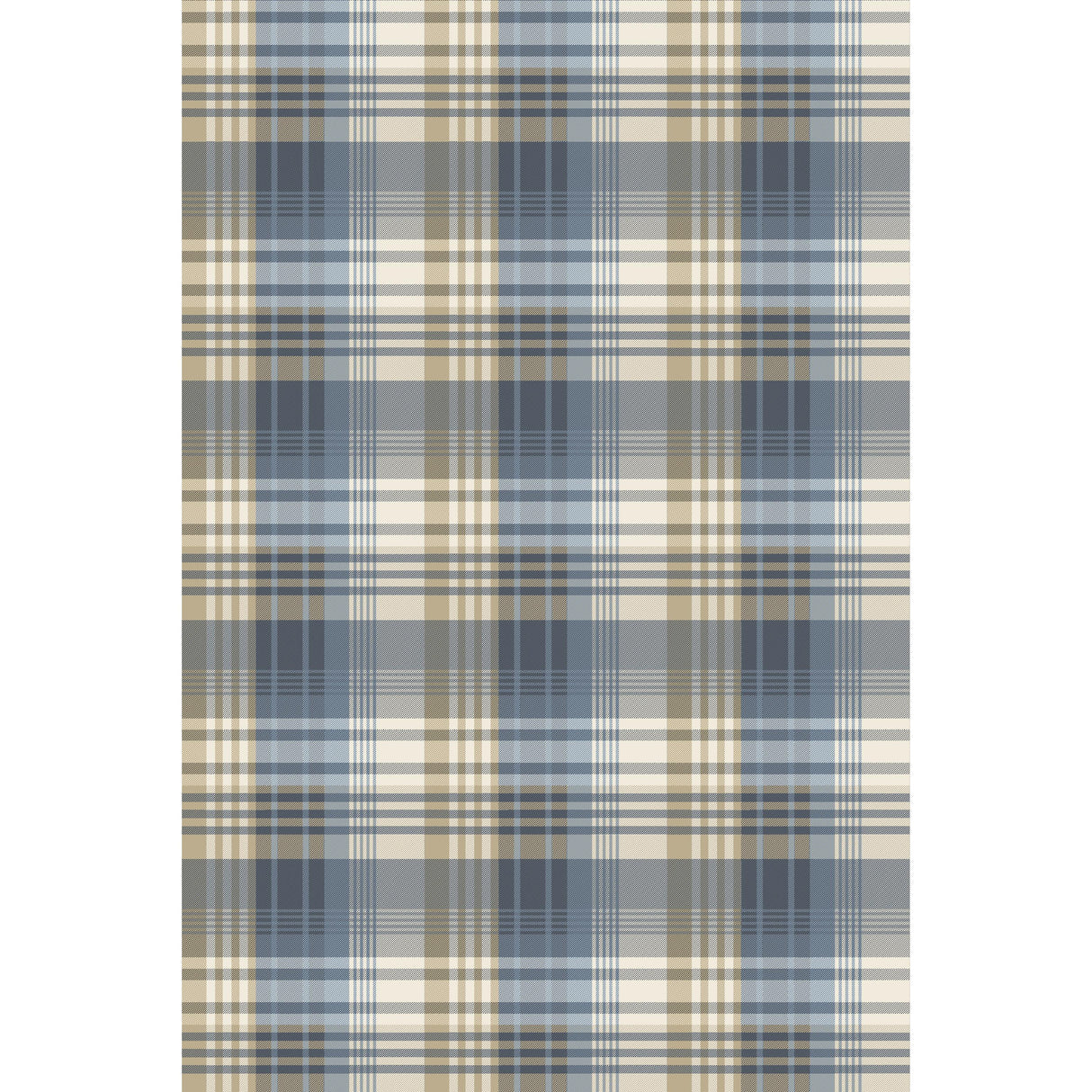 Mulberry MULBERRY ANCIENT TARTAN INDIGO Wallpaper