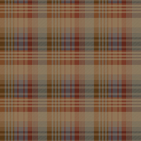 Mulberry MULBERRY ANCIENT TARTAN RED/BLUE Wallpaper