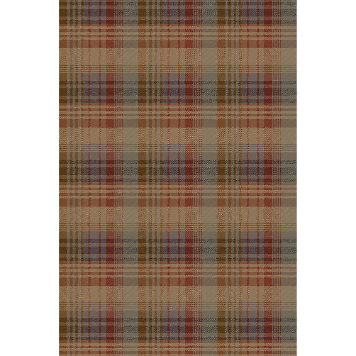 Mulberry MULBERRY ANCIENT TARTAN RED/BLUE Wallpaper