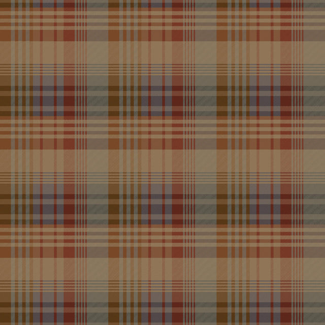 Mulberry MULBERRY ANCIENT TARTAN RED/BLUE Wallpaper