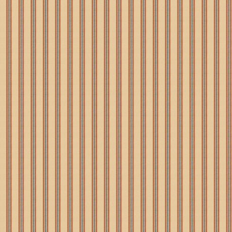 Mulberry SOMERTON STRIPE SPICE Wallpaper