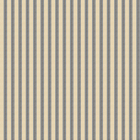 Mulberry SOMERTON STRIPE INDIGO Wallpaper