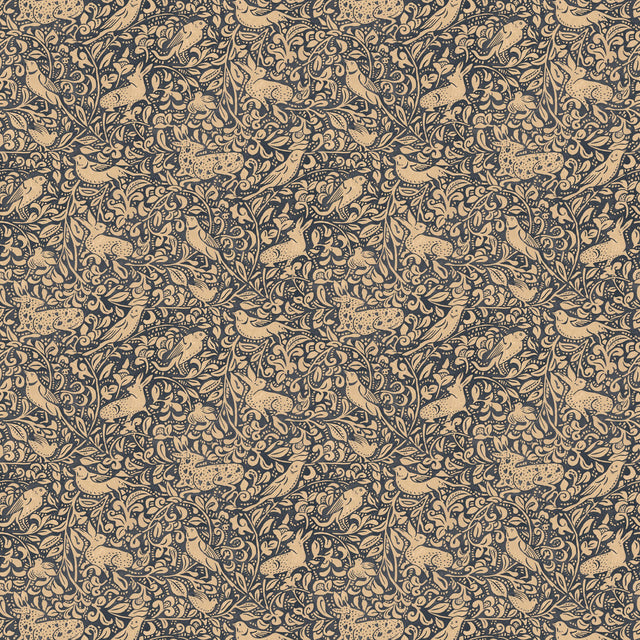 Mulberry HEDGEROW INDIGO Wallpaper