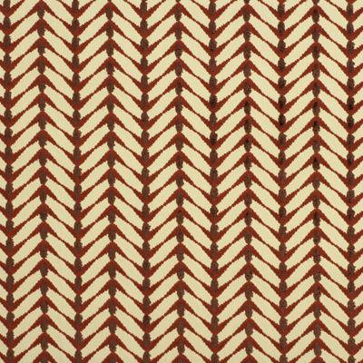 Lee Jofa HERRINGBONE SAND/CORAL Fabric