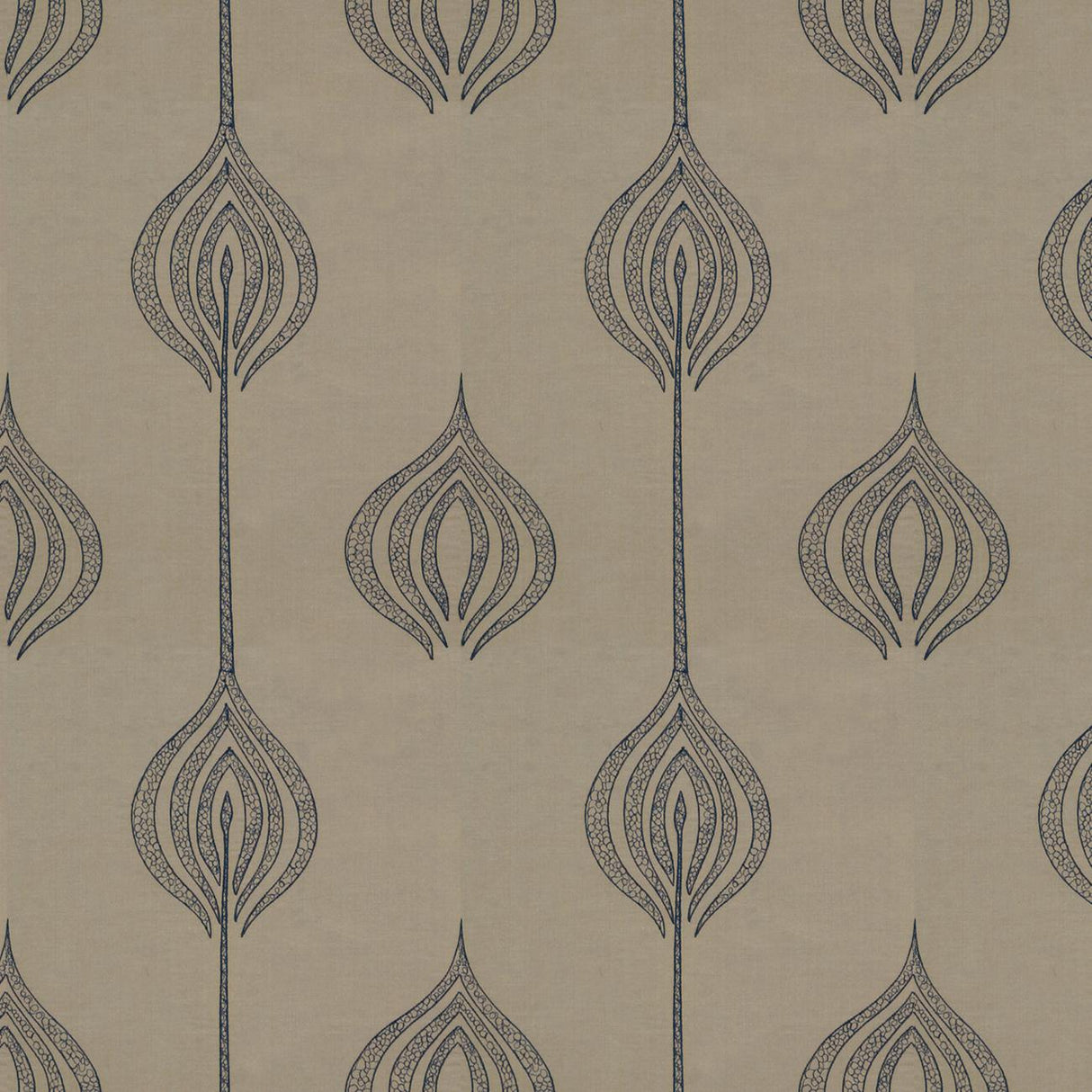 Lee Jofa TULIP EMBROIDERY BLUE Upholstery Fabric