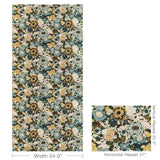 Lee Jofa ARIOSO PRINT MARINE/CITRON Fabric