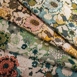 Lee Jofa ARIOSO PRINT MARINE/CITRON Fabric