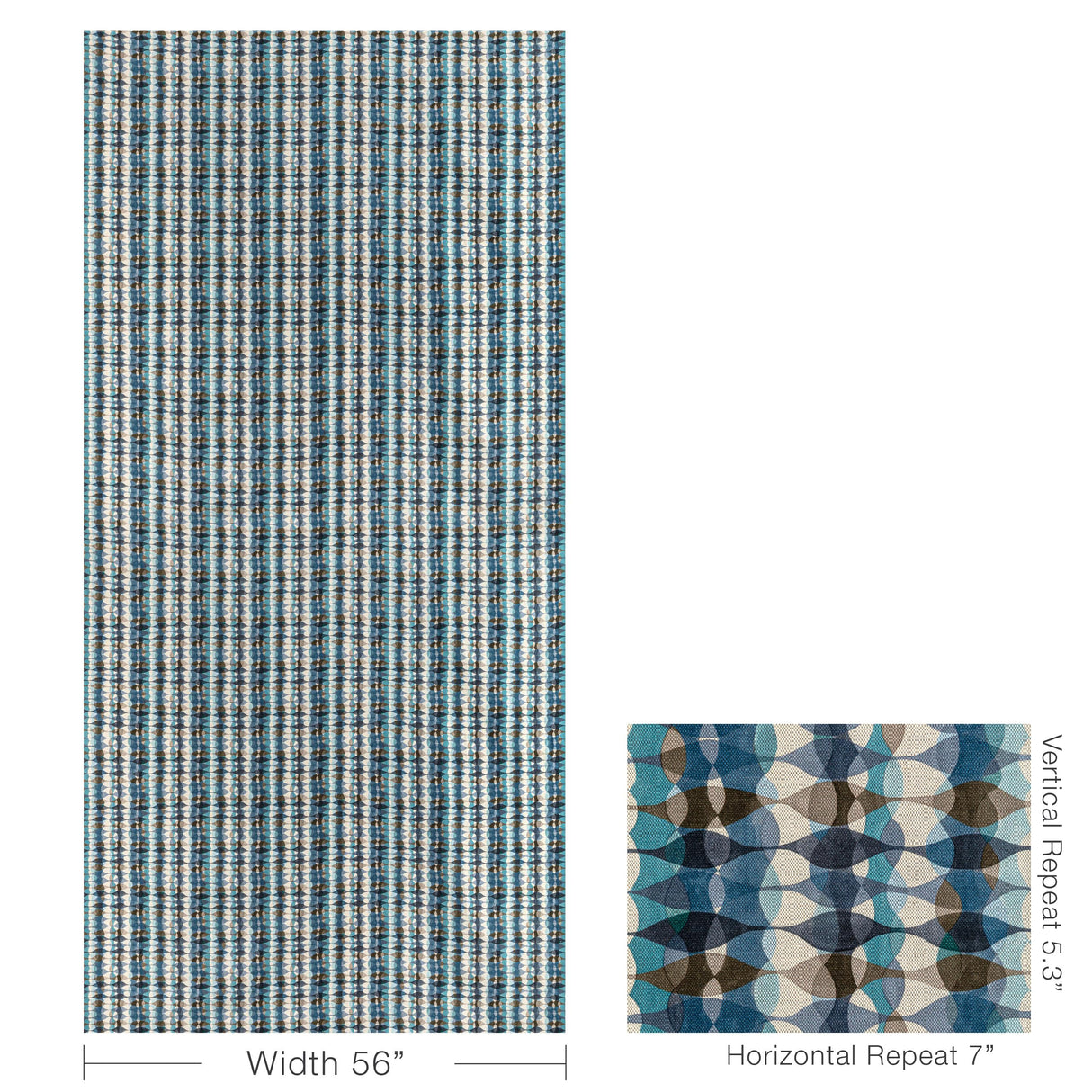 Lee Jofa OVERTONE PRINT DENIM Fabric