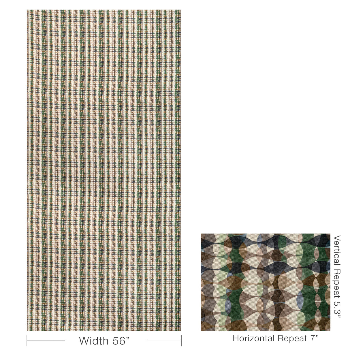 Lee Jofa OVERTONE PRINT SPRUCE Fabric
