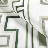 Lee Jofa TRITONE EMBROIDERY SAGE Fabric