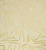 Lee Jofa GRAFFITO IVORY/GOLD Wallpaper
