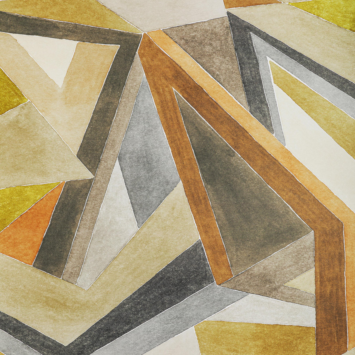 Lee Jofa ROULADE PAPER CITRON/STONE Wallpaper