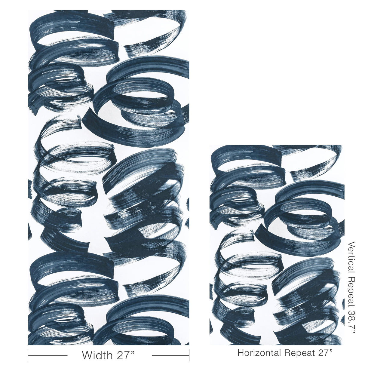 Lee Jofa LARYO PAPER INDIGO Wallpaper