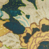 Lee Jofa ARIOSO PAPER MARINE/CITRON Wallpaper