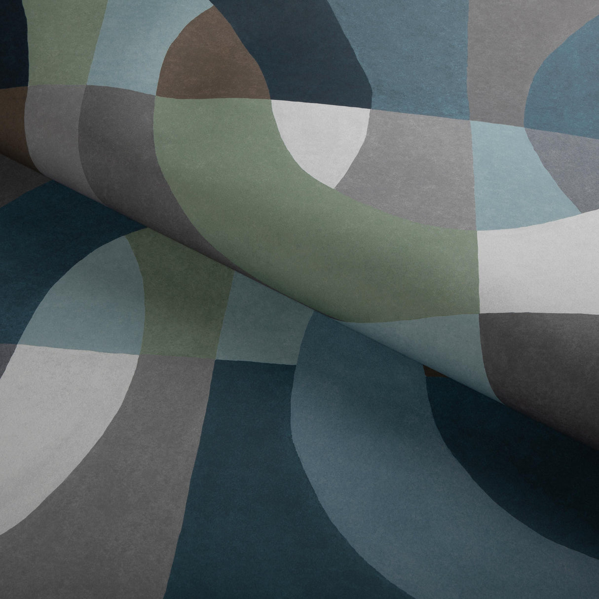 Lee Jofa COLONNADE PAPER INDIGO Wallpaper