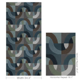 Lee Jofa COLONNADE PAPER INDIGO Wallpaper