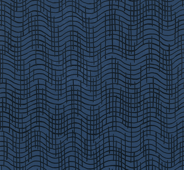 Lee Jofa DADA PAPER DENIM Wallpaper