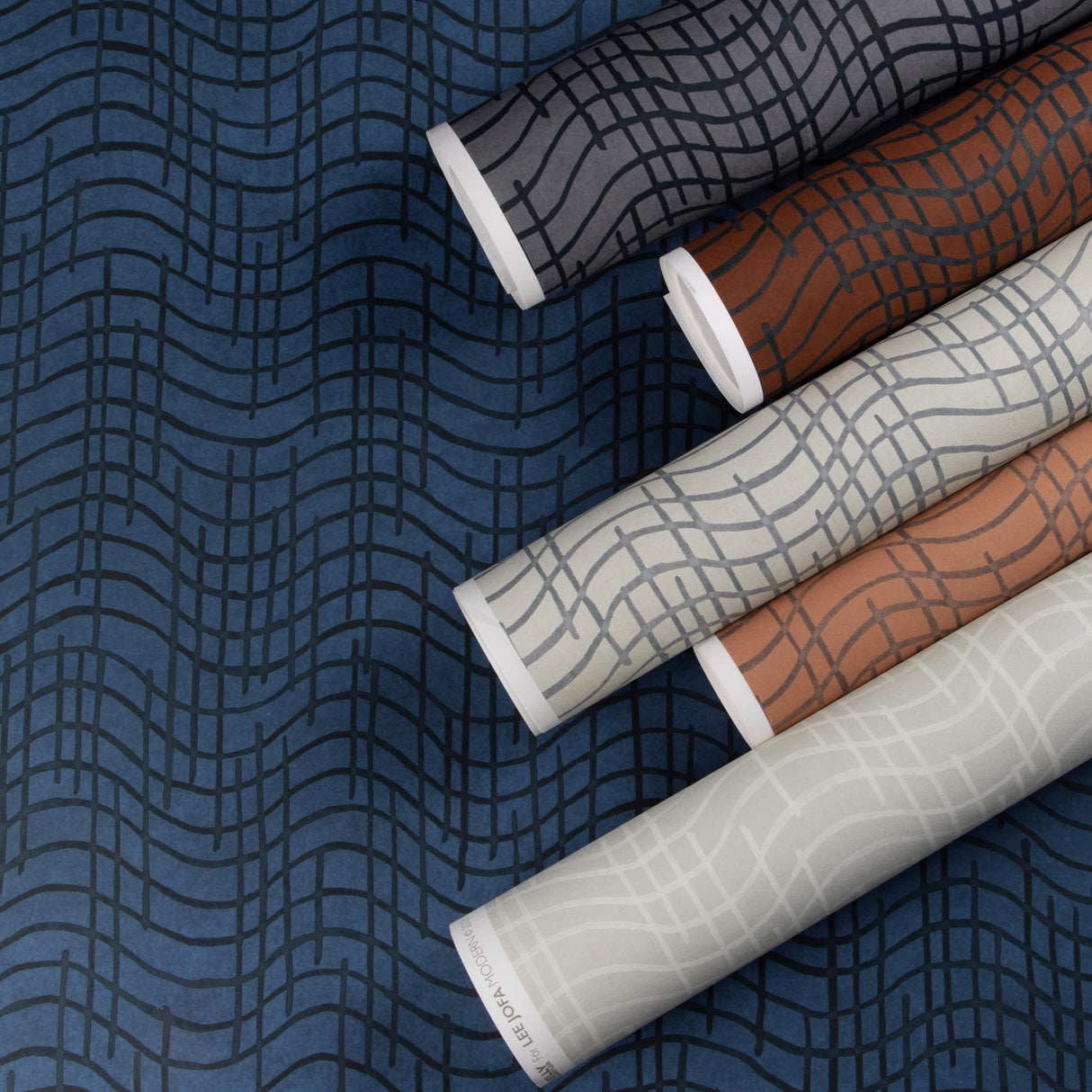 Lee Jofa DADA PAPER DENIM Wallpaper