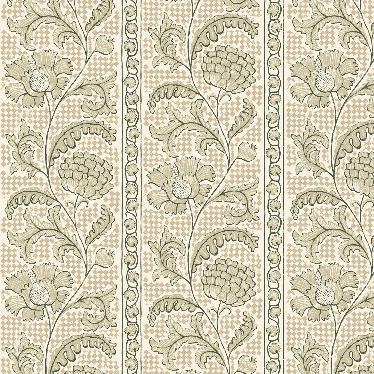 Kravet FLORAL CHECK 11 Wallpaper