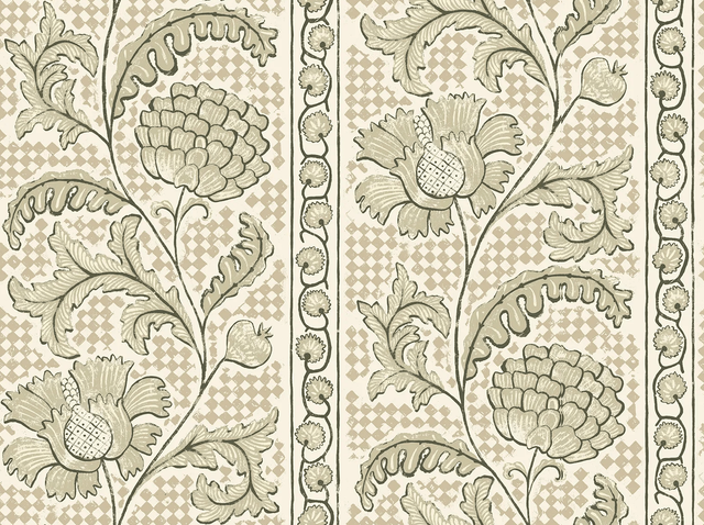 Kravet FLORAL CHECK 11 Wallpaper