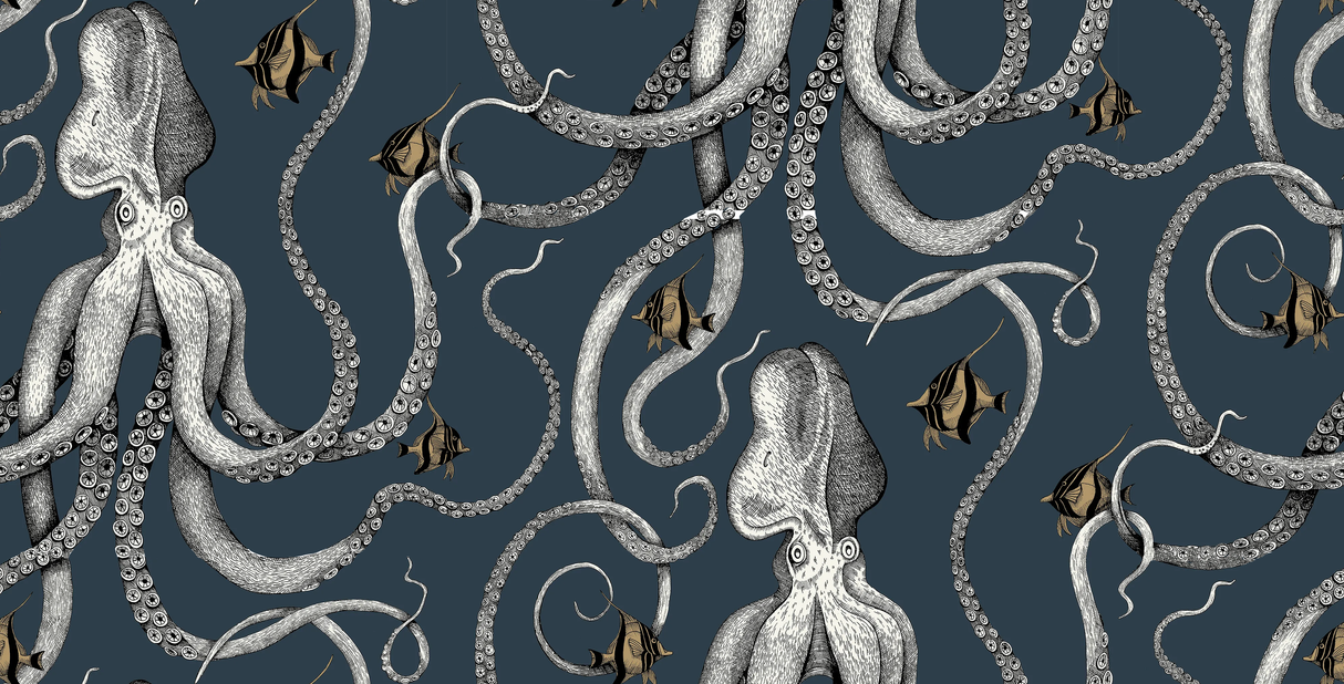 Kravet OCTOPODA GRAND 01 Wallpaper