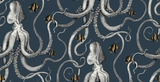 Kravet OCTOPODA GRAND 01 Wallpaper