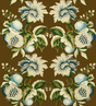 Lee Jofa JESSUP PAPER SEPIA/INDIGO Wallpaper