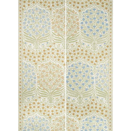Lee Jofa SAMEERA PAPER SAPPHIRE/GOLD Wallpaper