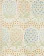 Lee Jofa SAMEERA PAPER SAPPHIRE/GOLD Wallpaper