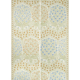 Lee Jofa SAMEERA PAPER SAPPHIRE/GOLD Wallpaper