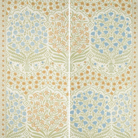 Lee Jofa SAMEERA PAPER SAPPHIRE/GOLD Wallpaper