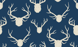 Lee Jofa ANTLERS PAPER NAVY Wallpaper