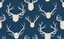Lee Jofa ANTLERS PAPER NAVY Wallpaper