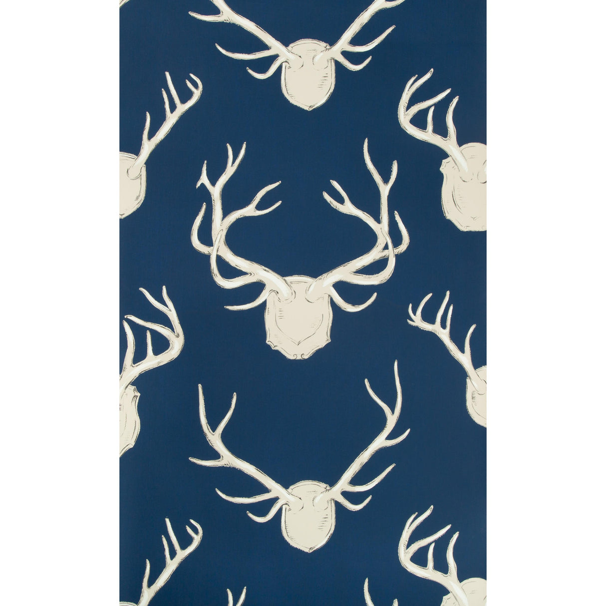 Lee Jofa ANTLERS PAPER NAVY Wallpaper