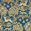 Lee Jofa MILLE FLEUR WP NAVY Wallpaper