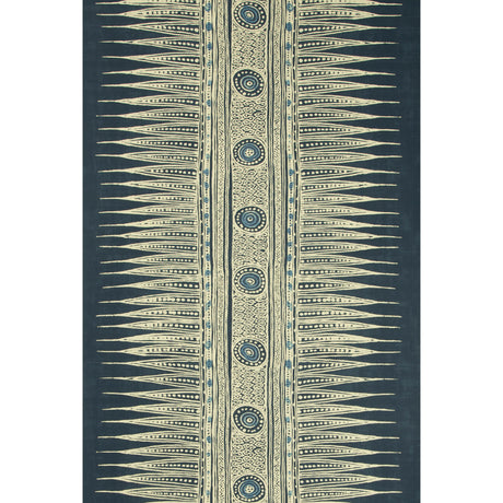 Lee Jofa INDIAN ZAG PAPER INDIGO Wallpaper