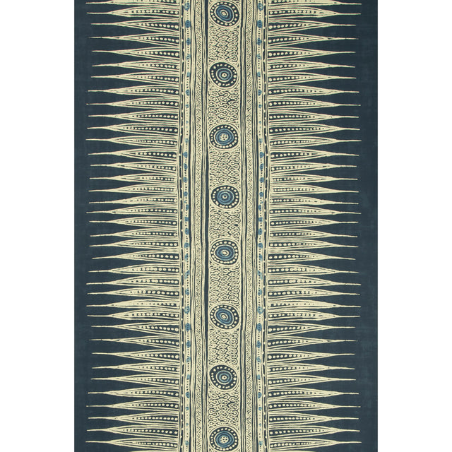 Lee Jofa INDIAN ZAG PAPER INDIGO Wallpaper