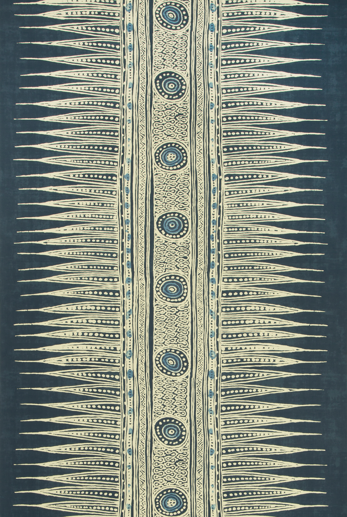 Lee Jofa INDIAN ZAG PAPER INDIGO Wallpaper