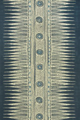 Lee Jofa INDIAN ZAG PAPER INDIGO Wallpaper
