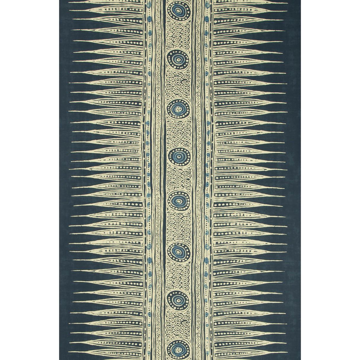Lee Jofa INDIAN ZAG PAPER INDIGO Wallpaper