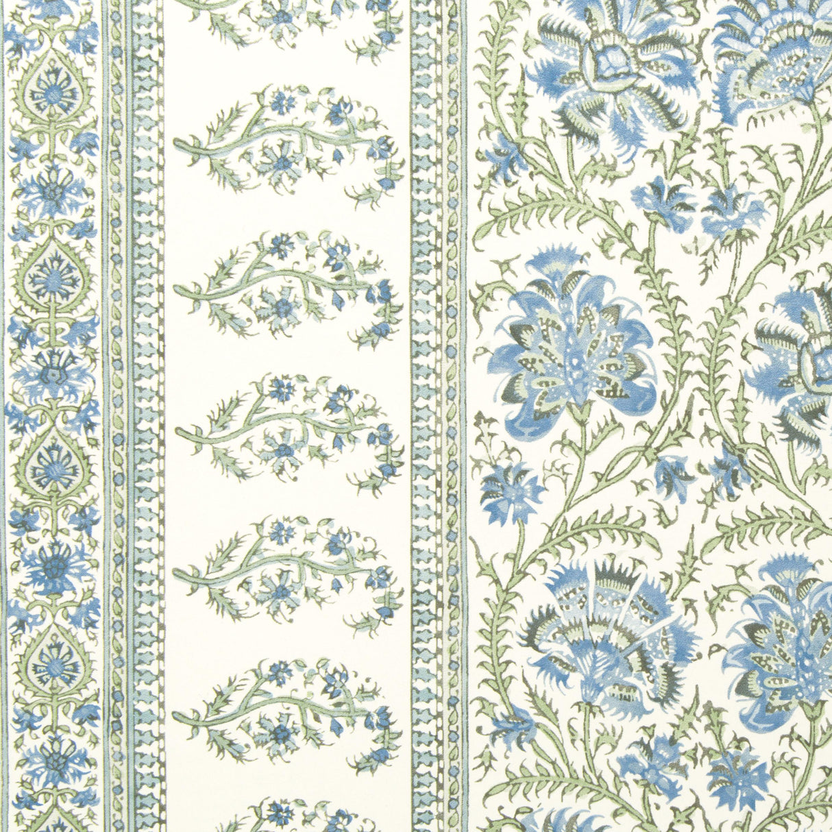 Lee Jofa INDIENNES STRIPE WP SEA Wallpaper