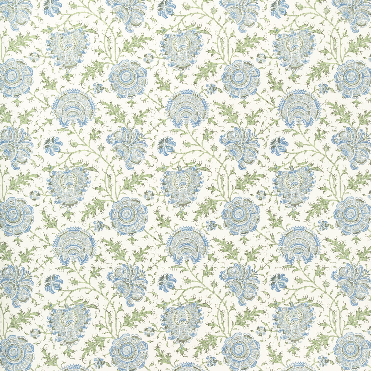 Lee Jofa INDIENNES FLORAL WP SEA Wallpaper