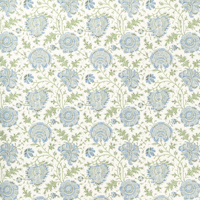 Lee Jofa INDIENNES FLORAL WP SEA Wallpaper